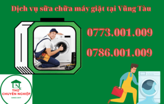 Dịch vụ đi đường ống máy giặt tại Vũng Tàu 0786.001.009