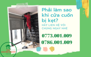 PHẢI LÀM SAO KHI CỬA CUỐN BỊ KẸT 0786.001.009