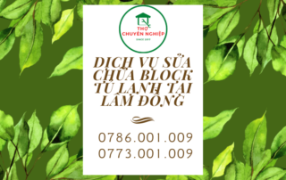 DỊCH VỤ SỬA CHỮA BLOCK TỦ LẠNH TẠI LÂM ĐỒNG 0786.001.009