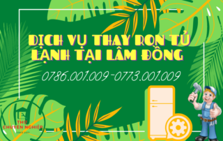 DỊCH VỤ THAY RON TỦ LẠNH TẠI LÂM ĐỒNG 0786.001.009