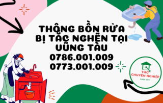 THÔNG BỒN RỬA BỊ TẮC NGHẼN TẠI VŨNG TÀU 0786.001.009