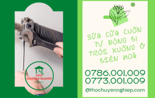 SỬA CỬA CUỐN TỰ ĐỘNG BỊ TRÔI XUỐNG Ở BIÊN HOÀ 0786.001.009