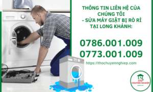 Sửa máy giặt bị rò rỉ tại Long Khánh 0786 001 009