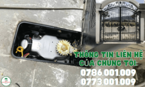 Địa chỉ sửa cổng mở cánh motor âm sàn tại Long Thành 0773 001 009